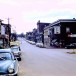 Downtown Oakland, Maryland in the 1950s