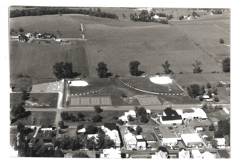 Old Aerial photograph of Grantsville, Maryland